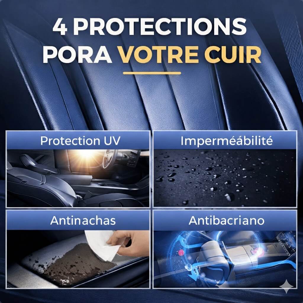 CREMA LIMPIADORA DE CUERO NUTRE, BRILLA Y PROTEGE AL INSTANTE