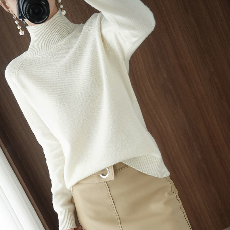 Pull col roulé femme Lina, doux et confortable pour l'hiver.