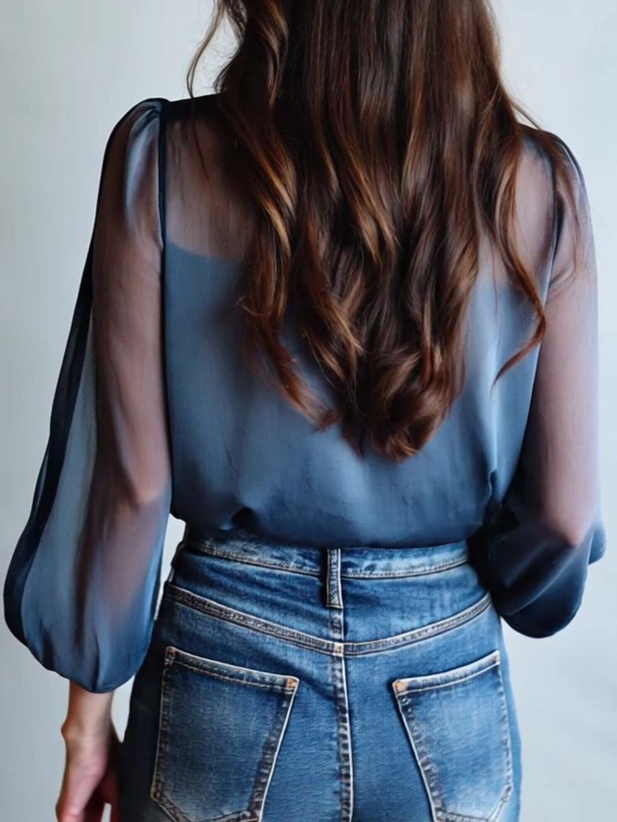 Blouse femme mode, imprimé fleuri bohème chic. Un vêtement fluide et élégant, idéal pour le printemps et l'été.