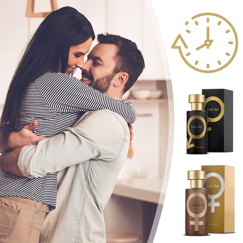Parfum unisexe aux phéromones pour homme et femme, fragrance de séduction et attraction.