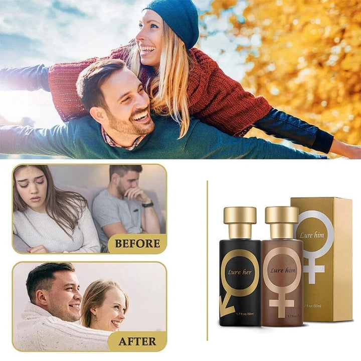 Parfum longue durée aux phéromones, arôme subtil pour une séduction continue.