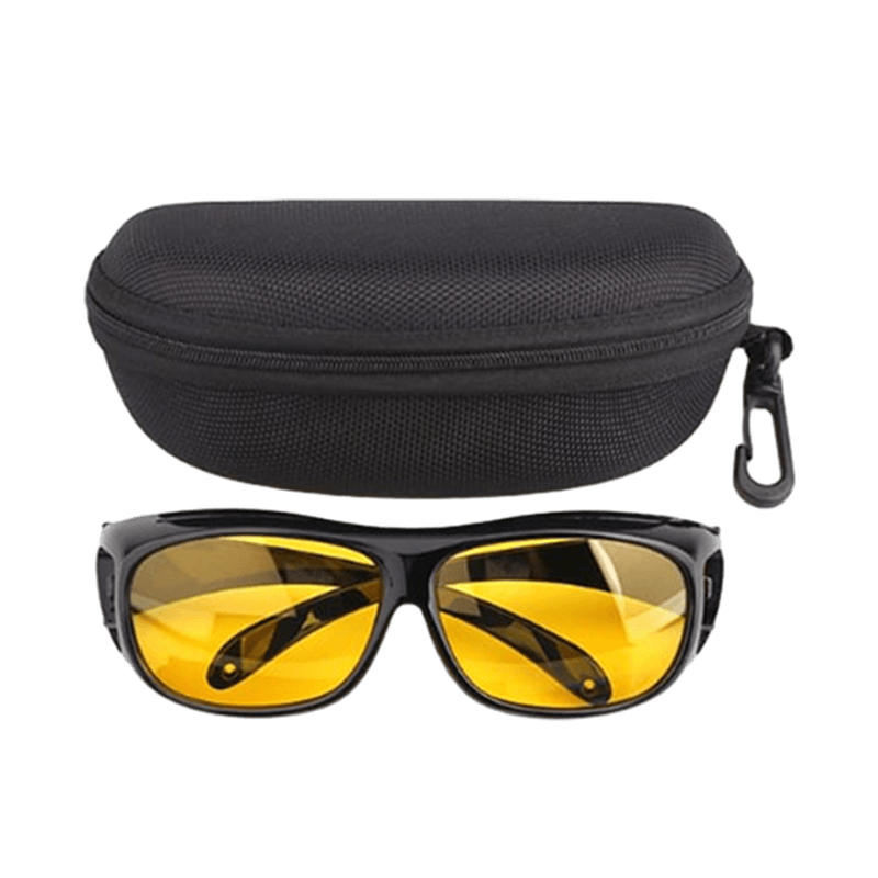 GlareCut : lunettes de conduite nocturne anti-éblouissement. Réduisent fatigue visuelle pour une meilleure sécurité.