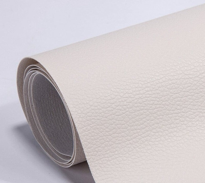 Adhésif puissant: patch réparation cuir PU imperméable pour sièges et surfaces en textile.