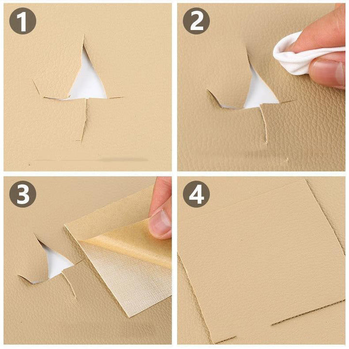 Patch résistant à l'usure en cuir PU, autocollant pour prolonger la vie de vos meubles.