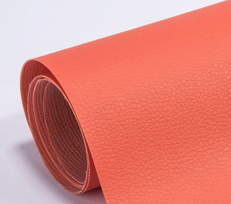 Accessoire de réparation cuir PU adhésif pour sièges, imperméable et durable, idéal bricolage.