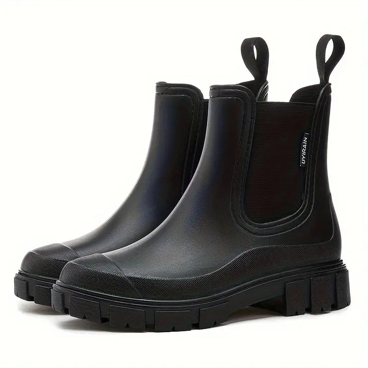 Chelsea boots femme hiver avec semelle agrippante pour une sécurité maximale et un confort durable.