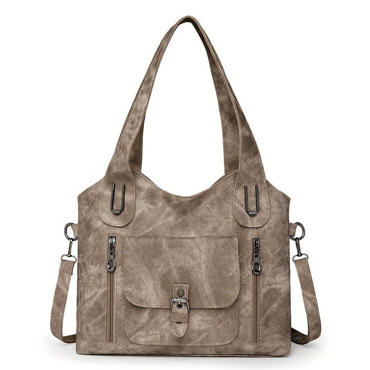 Sac à main intemporel Marivelle. Cuir vegan et style vintage chic pour femmes. Parfait pour chaque jour.