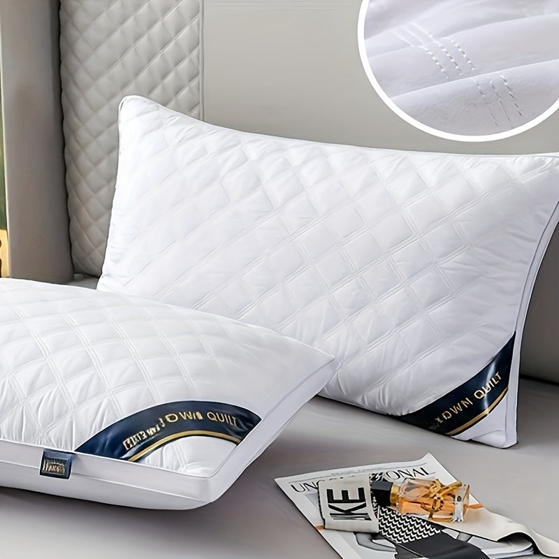 Oreillers de chambre 3D, conçus pour offrir un soutien doux et ferme, adaptés à tous les types de dormeurs.