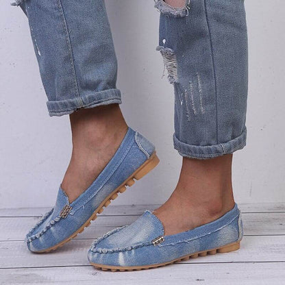 Sommarskor - Denim Espadrilles med Kedja