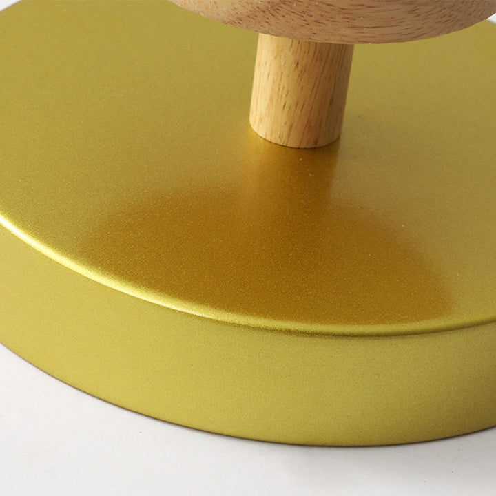 Lampe de plafond design scandinave. Bois, pastel, lumière douce LED.