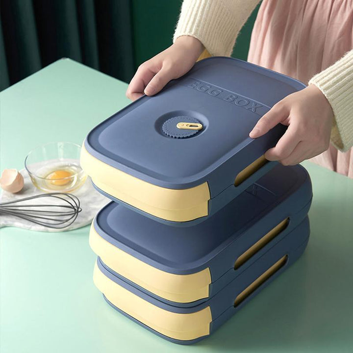 Support à œufs en plastique durable, tiroir de rangement pour frigo, sans BPA. (92 chars)
