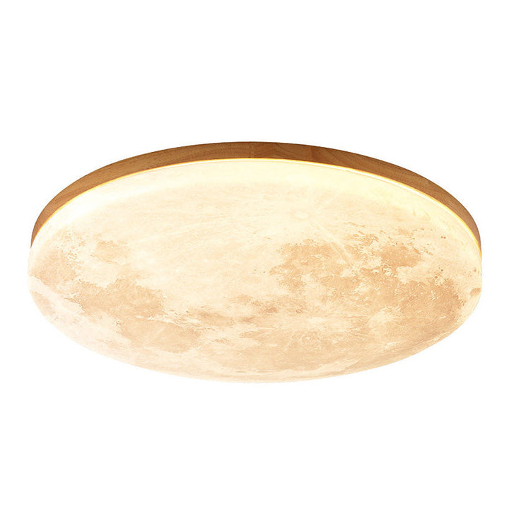 Lampe lune 3D LED, plafonnier design nordique, idéal pour chambre enfantine, douce lumière.
