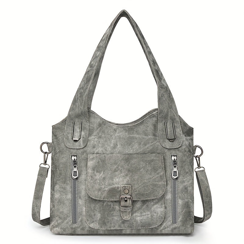 Sac à épaule élégant Marivelle pour femmes. Cuir vegan, touche vintage. Idéal au quotidien, un classique.
