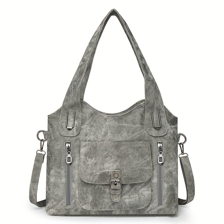 Sac à épaule élégant Marivelle pour femmes. Cuir vegan, touche vintage. Idéal au quotidien, un classique.