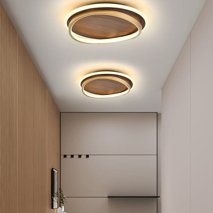 Lampe de plafond LED extérieure scandinave, résistante aux intempéries pour terrasse.