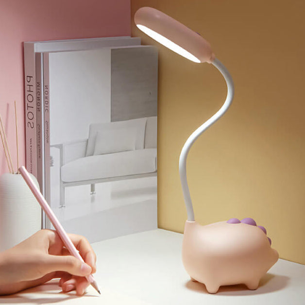 Lampe de bureau LED enfants, lumière douce et saine pour les yeux, rechargeable pour études et jeu.