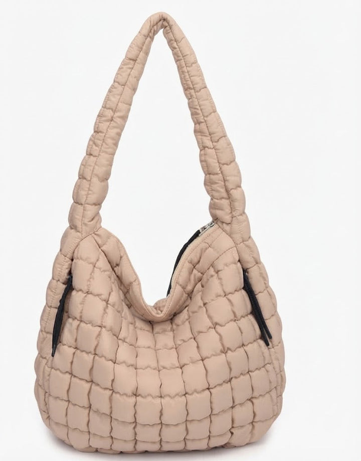 Sac matelassé VelvetZip élégant pour femme. Idéal pour une organisation parfaite au quotidien. Mode et pratique.