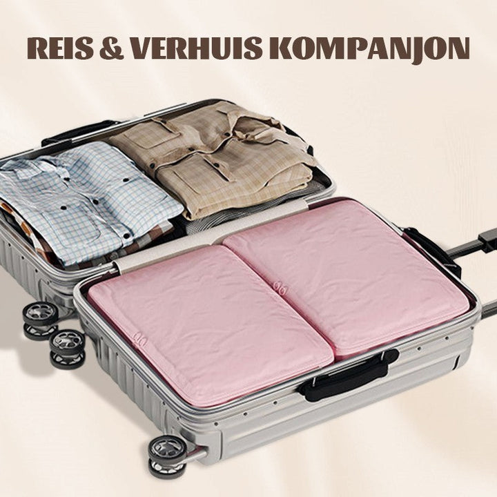 Lot de sacs de compression robustes en nylon pour organiser vos textiles, vêtements et linge de lit.