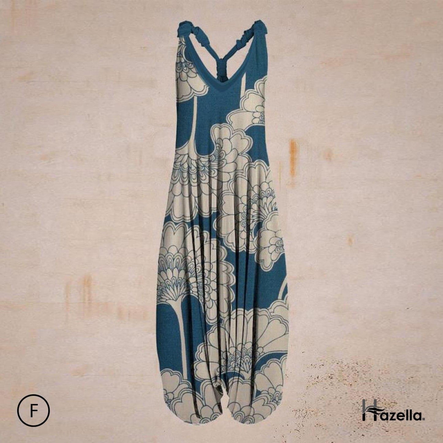 Bohemisk Harem Jumpsuit - Avslappnad Passform