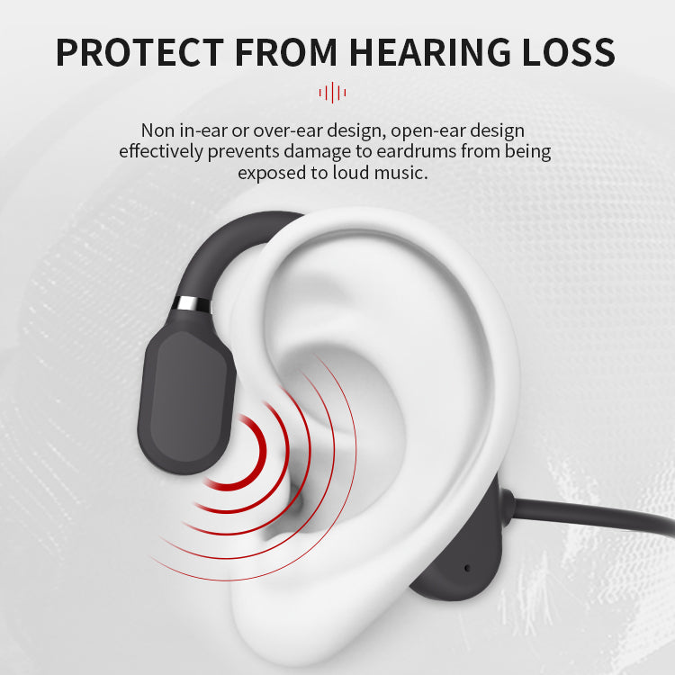 Casque Bluetooth léger et confortable, idéal pour le sport et l'écoute mobile.