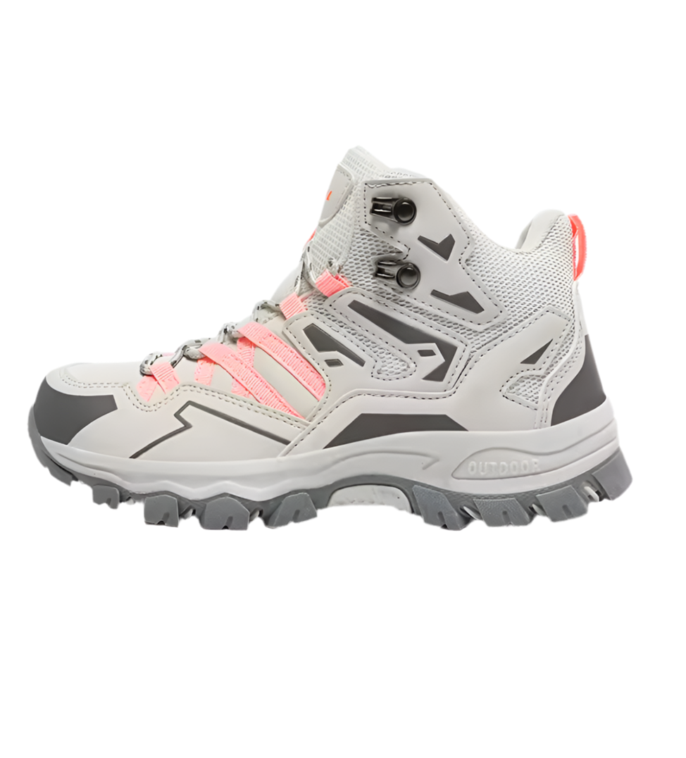 Protection et confort: Chaussures de randonnée femme, antidérapantes pour l'outdoor.
