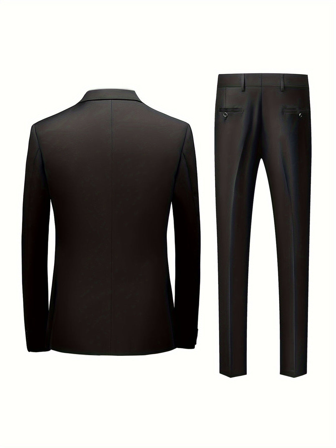 Costume élégant homme noir slim fit, parfait pour un événement formel ou une fête.