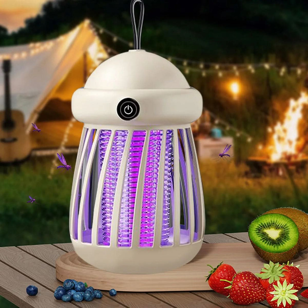 Piège à moustiques UV silencieux avec grille électrique, protection sans produits chimiques pour maison.