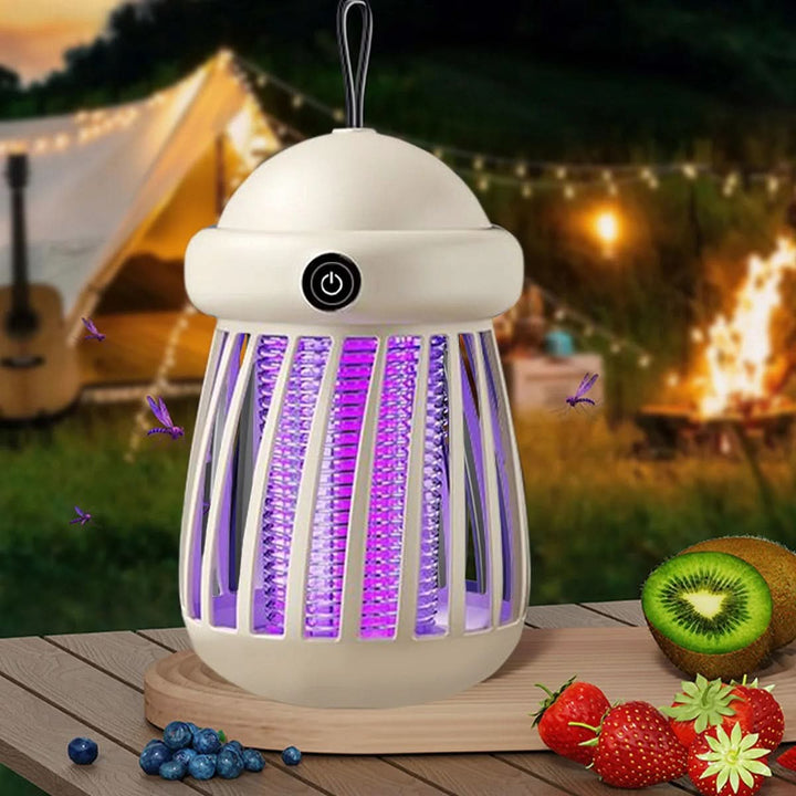 Piège à moustiques UV silencieux avec grille électrique, protection sans produits chimiques pour maison.