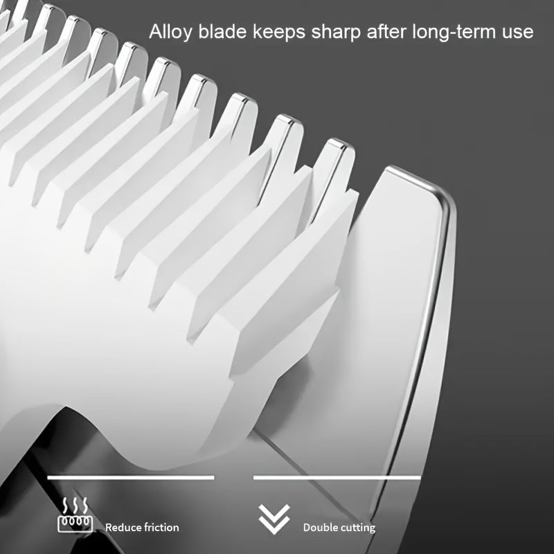Tondeuse luxe polyvalente pour hommes, coupe cheveux, barbe et détails avec précision sans fil. Rechargeable.