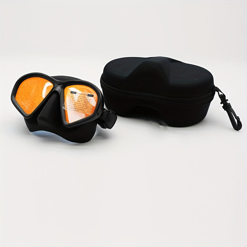 Masque de plongée en silicone, verre trempé, anti-buée, avec fixation caméra, pour des souvenirs sous-marins.