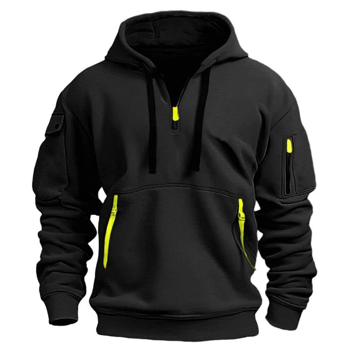 Hoodie Mariano homme polyvalent, parfait pour un style décontracté ou sportif.