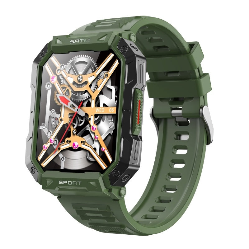 Montre connectée femme: suivi complet santé, glycémie, tension, FC, SpO2, analyse du sommeil.