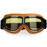 Cuir Kaki - Lentille Jaune