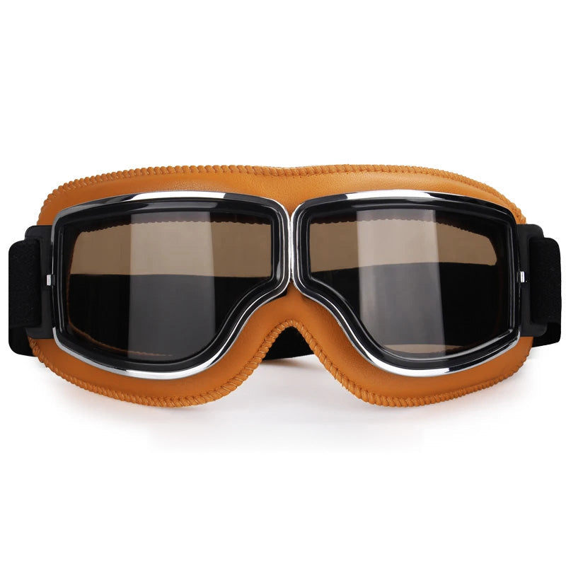 Lunettes de moto et équitation avec protection UV et anti-buée, adaptées aux lunettes de vue.