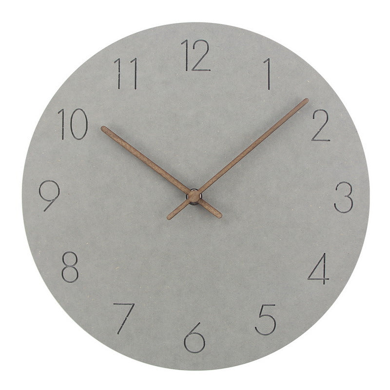 Horloge murale silencieuse scandinave. Apporte calme et design nordique à votre chambre ou bureau.