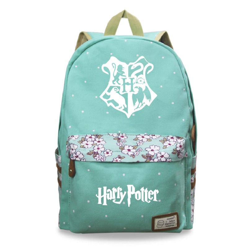 Cartable Poudlard magique lumineux pour fille, parfait pour l'école primaire et la magie.