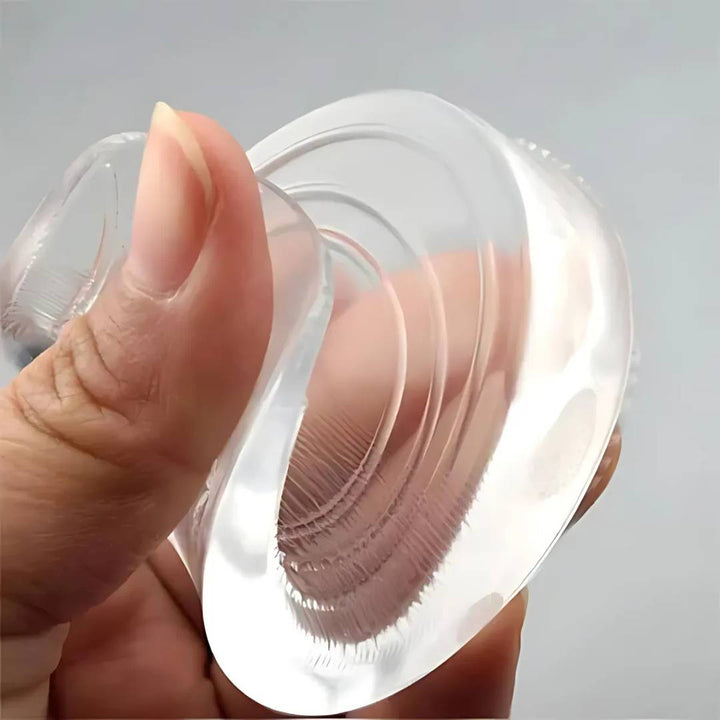 Semelles rehaussantes en gel silicone pour corriger la posture, offrir un confort durable et réduire la fatigue quotidienne.