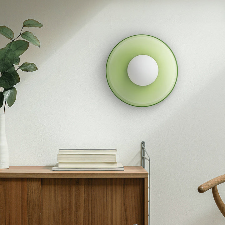 Lampe de plafond LED ronde, décoration moderne et éclairage optimal pour tout intérieur.