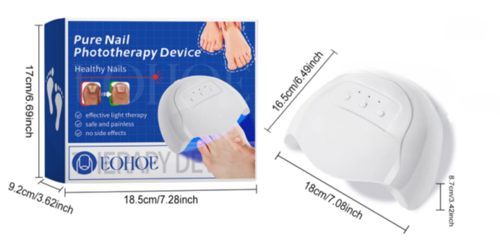 Lampe UV LED portable pour ongles, séchage ultra-rapide du vernis gel de manucure pro à domicile. Accessoire beauté.