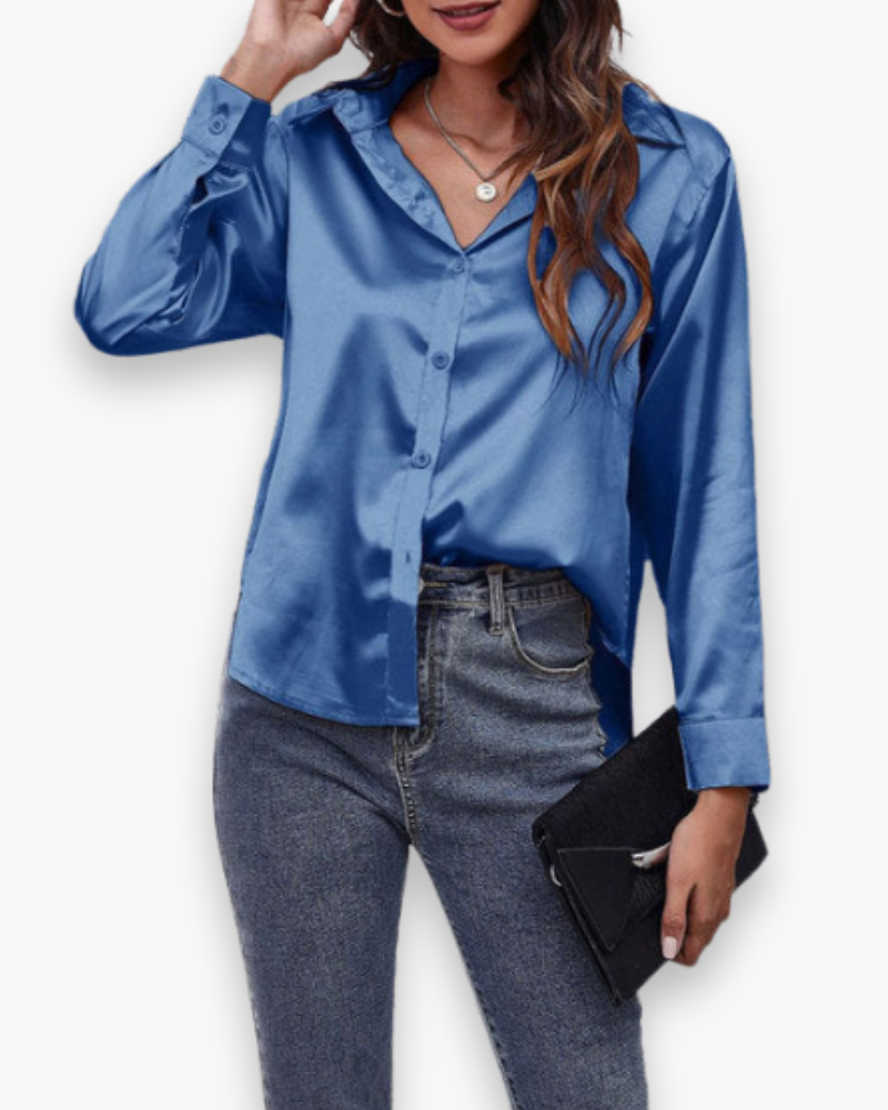 Blouse femme printanière, coloris frais, tissu respirant, élégante et polyvalente pour l'été.