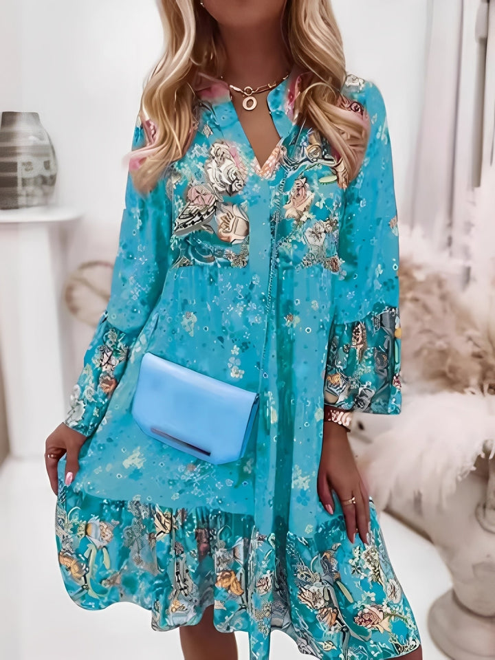 Mini robe de soirée femme chic et élégante. Coupe ample, confortable. Idéale pour événements et fêtes.