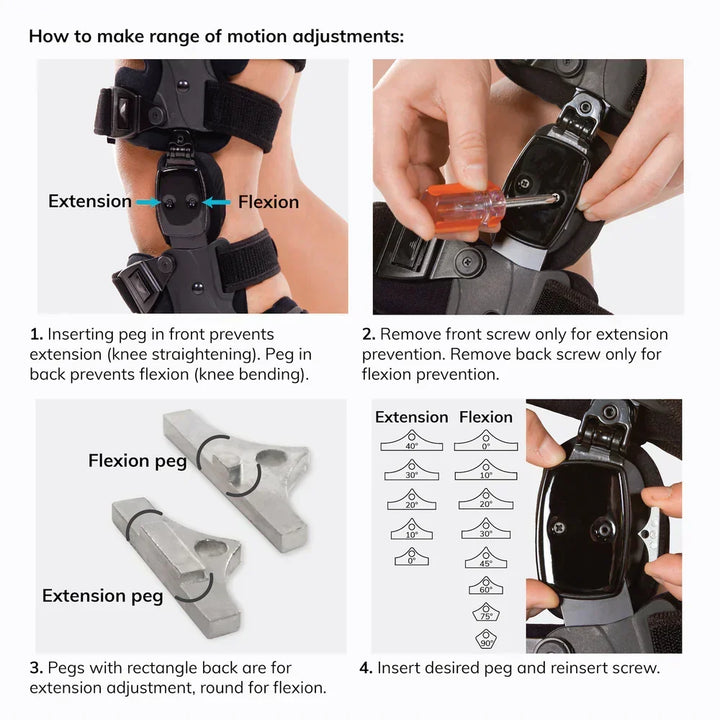 Attelle de genou unisex pour arthrose. Offre une décharge OA efficace et stabilise le genou douloureux.