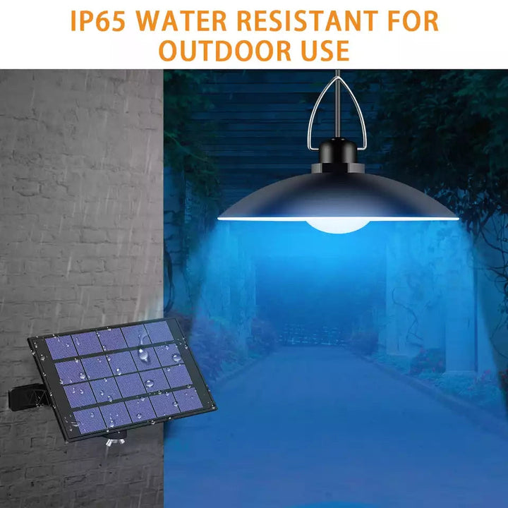Ensemble de lampes LED solaires sans fil pour jardin, économie d'énergie grâce à la télécommande.