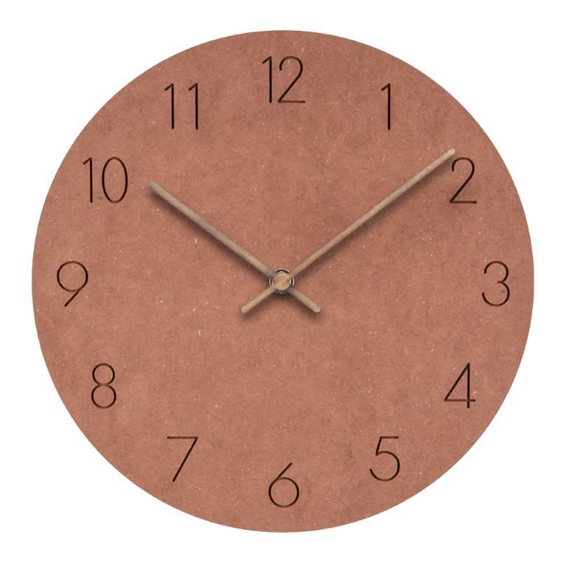 Grande horloge murale design scandinave. Silencieuse, idéale pour un salon ou bureau moderne. Décoration contemporaine.