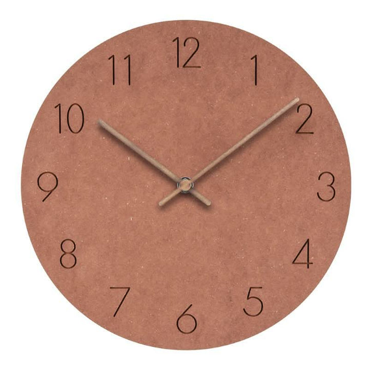 Grande horloge murale design scandinave. Silencieuse, idéale pour un salon ou bureau moderne. Décoration contemporaine.