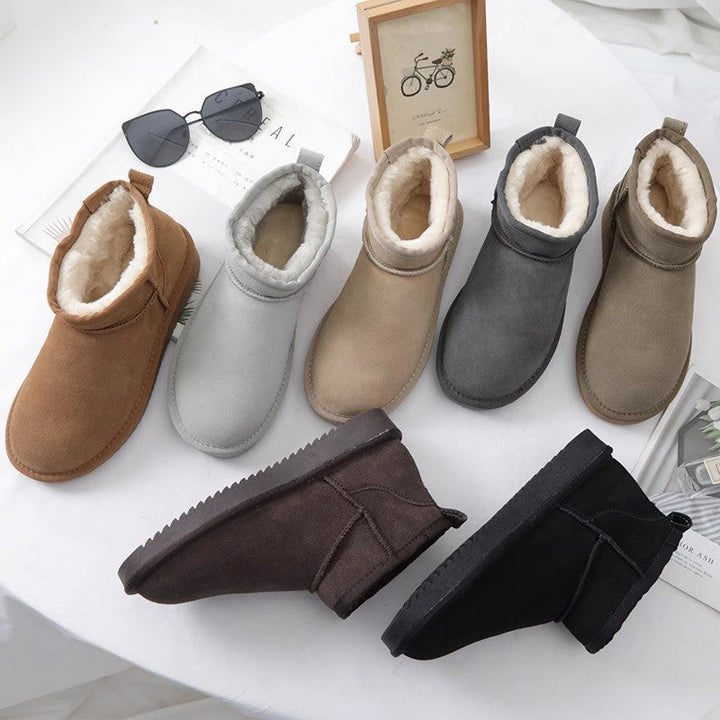 Bottines confortables et stylées pour femme, idéales pour la mode hivernale.