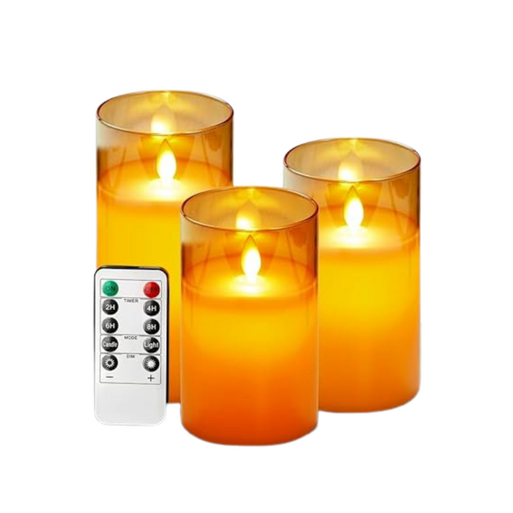 Cadeau parfait : bougies LED télécommandées, flamme réaliste pour une ambiance magique.