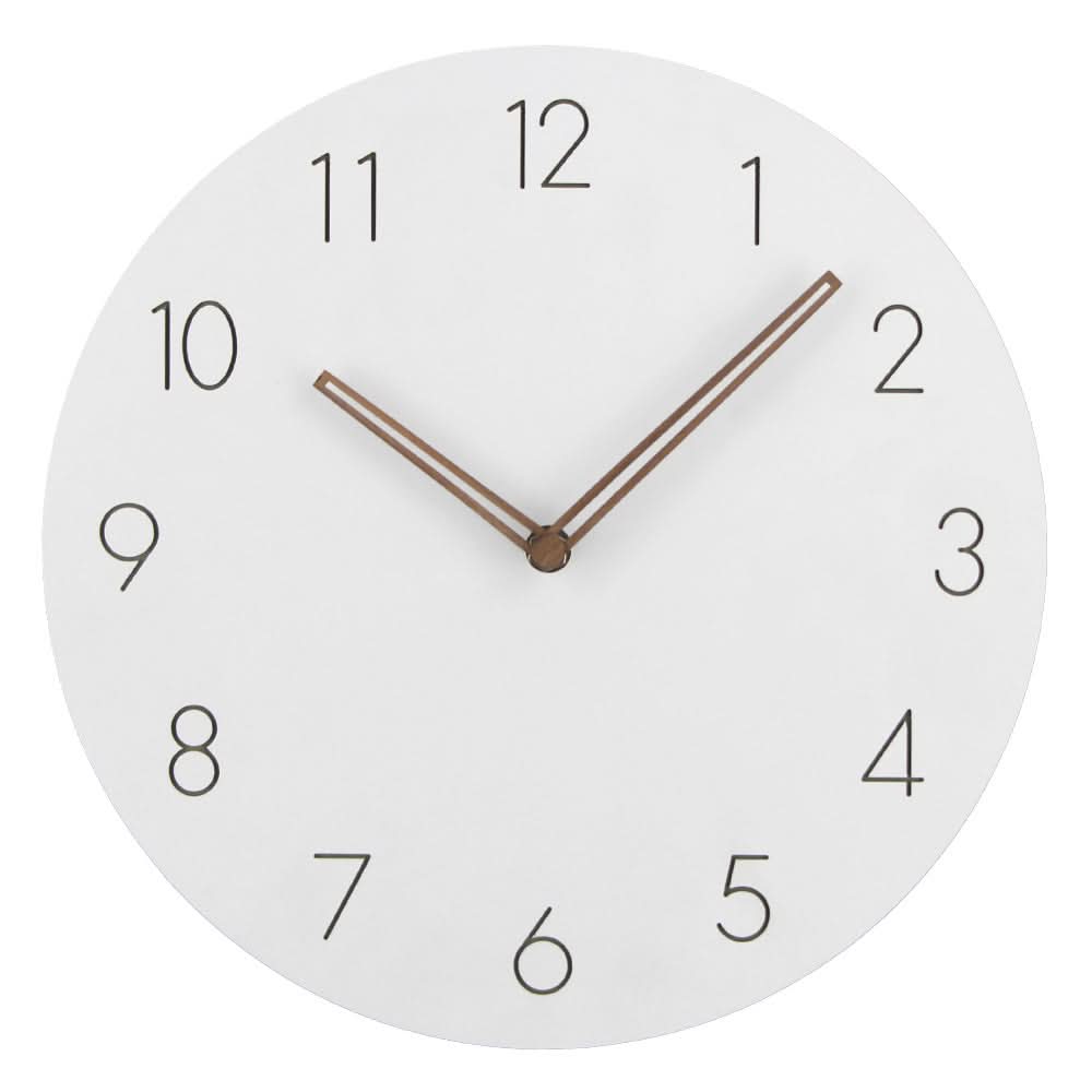 Montre murale silencieuse scandinave. Style minimaliste moderne, parfaite pour toute décoration intérieure de maison ou bureau.