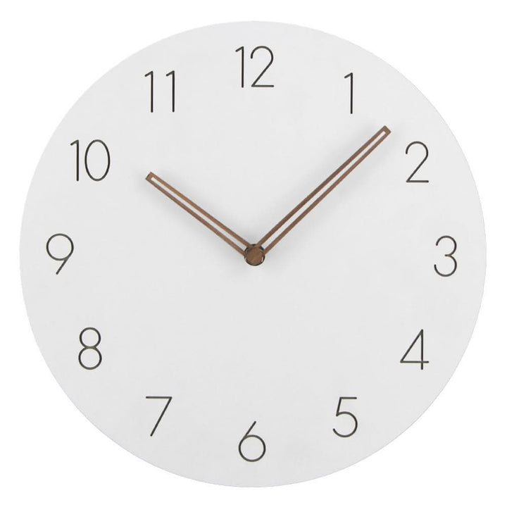 Montre murale silencieuse scandinave. Style minimaliste moderne, parfaite pour toute décoration intérieure de maison ou bureau.