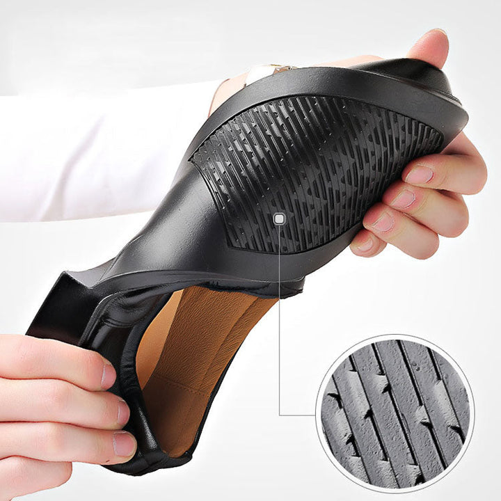 Mocassins pour homme, élégants et antidérapants, offrant un soutien optimal pour les longues journées de travail.